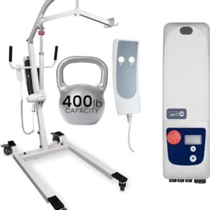 Vive Electric Patient Lift for Home – Transfer Assist Device – Medical Transport Aid – Portable Lifter for Elderly, Bariatric, Handicap, Men & Women