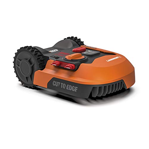 WORX Landroid L WR155E Robotic Lawnmower for Large Gardens/Self-Propelled Lawnmower for Clean Lawn Cutting in No Time at All, Orange, 2000 m2