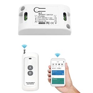 WiFi Smart Switch – Tuya Smart Home Automation Timer Switch, Compatible with 433Mhz Remote