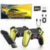 retro gaming console,40,000+ Wireless Retro Gaming Stick,Revisit Classic retro play Plug and Play Video Gaming Stick,HD HDMI TV game stick,Premium Competitive Dual Controllers Yellow