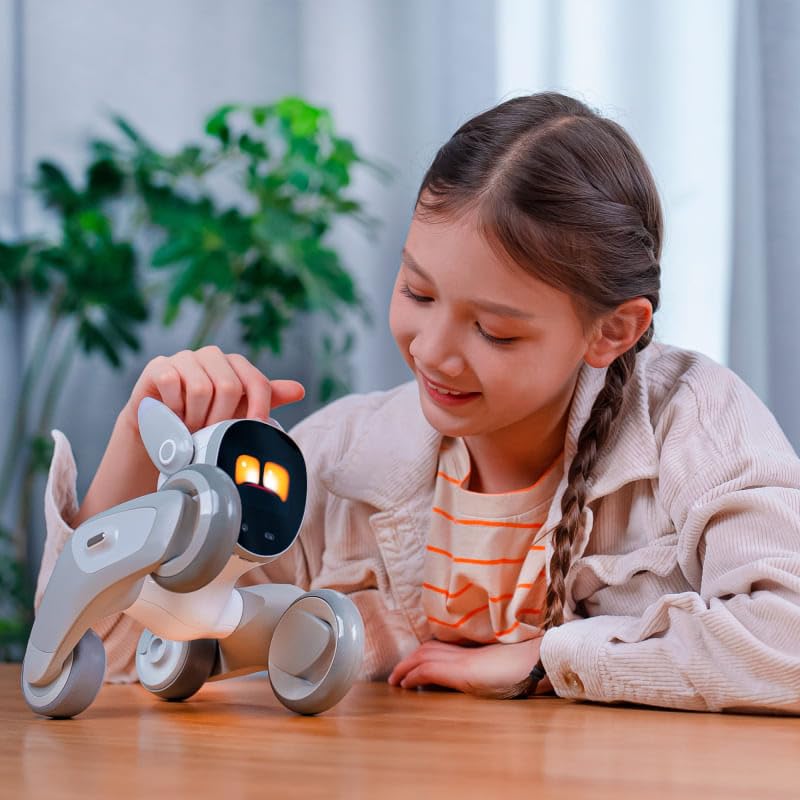 Generic interactive smart dog robot dog, Gray - Image 3