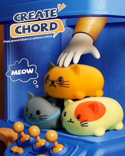 Ruko 1701 Musical Cats Piano 1088 Large Robot Toys for Kids - Image 4