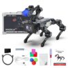 Yahboom AI Embodied Intelligence Robot Dog for Raspberry Pi CM4, 15 Joint Programming Bionic Robot Dog Robotic Arm Recognition and Grasping, for Education Developers APP Control