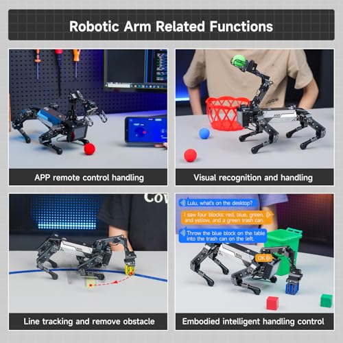 Yahboom Embodied Intelligence 15DOF Robot Dog and Rider-Pi Two Wheel-Legged Robot Adopt Python Programming Support AI Large Model - Image 5