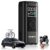 160PSI Tire Inflator Portable Air Compressor – 48LPM Fast Air Pump for Car Tires: SUV, Light Truck, Motorcycle, Bike, 10000mAh with Auto Shut-Off, Digital Gauge, 12V Car Adapter, LED Light