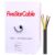 18/4 Gauge Low Voltage 4 Conductors Stranded Cable Wire – 1000 ft, 18 AWG, PVC Jacket – for Security Systems, Alarm, Audio, Control, Intercom, and Speaker Applications (Black, 18-4)