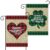 2Pcs Holiday Garden Flags Happy Valentine’s Flag Happy St. Patrick’s Day Banners Burlap Yard Signs Vertical Double Sided House Flags Seasonal Festive Decorations for Indoor Outdoor Lawn, 12 x 18 inch