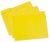 File Folder, 1/3 Cut Tab, Letter Size, Yellow, Great for Organizing and Easy File Storage, 100 Per Box