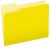 Pendaflex Two-Tone Color File Folders, Letter Size, Yellow, 1/3 Cut, 100 per box (152 1/3 YEL)
