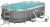 Bestway Power Steel Above Ground Pool, White/Gray