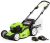 Greenworks 40V 21-Inch Brushless Self-Propelled Mower 6AH Battery and Charger Included, M-210-SP