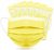 Assacalynn Disposable Face Masks Yellow 50 pcs, 3 Layer Disposable Masks, Breathable Masks for Men Women