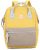 Himawari Laptop Backpack Travel Backpack With USB Charging Port Large Diaper Bag Doctor Bag School Backpack for Women&Men (1881-Yellow/khaki, Regular)