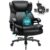 500lbs Big and Tall Office Chair, Heavy Duty Office Chair for Heavy People, High Back Executive Desk Chair with Adjustable Lumbar Support, Quiet Rubber Wheel