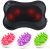 Zyllion Shiatsu Back & Neck Massager (ZMA-13-BK) Black & Hair Scalp Massagers (ZMA-12) Pink, Purple & Green
