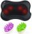 Zyllion Shiatsu Back & Neck Massager (ZMA-13-BK) Black & Hair Scalp Massagers (ZMA-12) Purple & Green