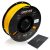 OVERTURE PLA Filament 1.75mm with 3D Build Surface 200mm x 200mm 3D Printer Consumables, 1kg Spool (2.2lbs), Dimensional Accuracy +/- 0.05 mm, Fit Most FDM Printer (Yellow)