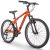 24″ Royce Union RTT Mens 21-Speed Mountain Bike, Aluminum Frame, Trigger Shift, Matte Tangerine (74408)