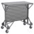 Akro-Mils 30812 Steel Mobile Bin Work Cart Organizer with Steel Worktop for Mounting AkroBin Storage Bins, (38-1/2-Inch W x 24-Inch D x 36-1/2-Inch H), Gray