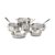 All-Clad D3 3-Ply Stainless Steel Cookware Set 10 Piece, Induction Compatible, Oven Broiler Safe 600F, Kitchen Cooking Set w/ Fry Pans, Saucepans, Saute Pans, Stockpot, Lids, Pots and Pans, Silver