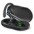 Bluetooth Headset, Wireless Bluetooth Earpiece with 400mAh Charging Case 55 Hours Talking Time Built-in Microphone for iOS Android Cell Phone, V5.1 Hand-Free Headphones for Trucker, I33 Office – Black