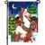 Christmas Garden Flag with Festive Llama – Feliz Navidad – Double Sided 12×18 – Llama Christmas House Flag for Yard, Lawn, Porch Winter Garden Decorations – Suits Standard Flagpole