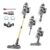 Cordless Vacuum Cleaner, 550W/48Kpa Self-Standing Vacuum Cleaners for Home, up to 70 mins Run Time, Powerful Suction with Touch Screen, Stick Vauum Cleaner for Pet Hair,Carpet,Hardwood Floor
