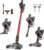 Cordless Vacuum Cleaner, 8-in-1 Vacuum Cleaners for Home, 45Mins Runtime Anti-Tangle Stick Vacuum with LED Display, 3 Modes Suction, Lightweight Vacuum for Hardwood Floor/Carpet/Pet Hair
