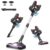 Cordless Vacuum Cleaner,30Kpa Cordless Stick Vacuum with 210W Brushless Motor, 45Mins Runtime, Detachable Battery, Lightweight Vacuum for Hard Floor, Carpet, Pet Hair