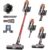 Cordless Vacuum Cleaner,580W 48KPA 65Mins Vacuum Cleaners for Home,Self-Standing Stick Vacuum with Anti-Tangle Brush & OLED Touch Screen,Rechargeable Vacuum Cordless for Pet Hair,Carpet,Hardwood Floor