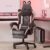 Dowinx Gaming Chair Cute with Cat Ears and Massage Lumbar Support, Ergonomic Computer Chair for Girl with Footrest and Headrest, Comfortable Reclining Game Chair 290lbs for Adult, Teen, Black