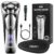Electric Razor for Men, Men’s Electric Shavers, Wet & Dry Shaver with Pop-up Trimmer, USB-C Rechargeable Waterproof Portable Shaver with LCD Display/Travel Organizer/Travel Lock Ideal Men Gift