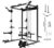 Eonfit E2 Power Rack for Home Gym Power Cage Functional Trainer with Pulley System Cable Crossover LAT Pulldown Fitness Equipment