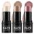 FOCALLURE 3 Pcs Cream Contour Sticks,Shades with Highlighter & Bronzer & Blush,Non-greasy Long-wear Face Contouring Pen,Easy to Sculpt the Face and Create a Lightweight Finishing Makeup,LIGHT-SKIN
