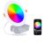 FORT Smart Recessed Lighting 6 Inch Ultra-Thin LED Recessed Lighting 12W 1200LM RGB Smart Downlight with Junction Box, Compatible with Alexa/Google Assistant -Smart led Home Lights 1 Pack