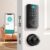 Fingerprint Door Lock Deadbolt with Handle Set – Smart Keyless Entry Lock with 5-in-1 Unlock, Keypad Lock with AutoLock, App Control – Easy DIY Installation for Home & Rental Security (Metal Black)