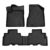Floor Mats for 2013-2018 Toyota RAV4,All-Weather TPE Rubber Car Floor Mats Waterproof Odorless Anti-Slip 1st & 2nd Row Black