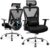 GTRACING Ergonomic Office Chair Wide Seat for Big and Tall People, High Back Gaming Chair with 3D Adaptive Lumbar Support & Headrest, Swivel Rolling Computer Seating for Long Desk Work, Black