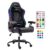 Gaming Chair for Kids with RGB LED Lights, Kids Gaming Chairs Ages 8-14, Led Gaming Chair with Adjustable Lumbar Support and Headrest,PU Leather Video Game Chairs for Teens