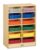 Jonti-Craft 12 Paper-Tray Mobile Storage with Colored Paper-Trays