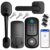 Keyless Entry Door Lock with Handle Set, Keyless Entry Deadbolt with Handle Set, Smart Locks for Front Door Alexa Fingerprint Auto Lock,Black