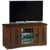 Leick Home 82350 Solid Wood Mission Oak Three Door TV Stand For 55″ TVs Universal TV Console Living Room Storage Shelves Entertainment Center, Mission Oak