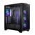 MSI MPG GUNGNIR 300R Airflow – Premium Mid-Tower Gaming PC Case – Tempered Glass Side Panel – ARGB 120mm Fans – Liquid Cooling Support up to 360mm Radiator – Vented Front Panel
