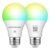 Matter WiFi Smart Light Bulbs Compatible with Alexa/Siri/Apple Home/Google Home/SmartThings, 2.4GHz WiFi Only, A19 E26 Light Bulb 60W Equivalent 800LM 9W, ETL Listed,2PC