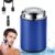 Mini Electric Shaver, Portable Mini Electric Shaver,Portable Pocket Travel Shaver for Men Women, USB Rechargeable Waterproof Electric Razor Trimmer for Car, Office, Business Trip (Blue)