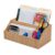 MobileVision Bamboo Desktop All-In-One Organizer for File Folders, Notepads, Pens, Stationary Items, Small Electronics and more