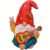 Mood Lab Garden Gnome – Funny Hippie Gnome Figurine – 9.25 Inch Tall Lawn Statue – for Outdoor or House Decor