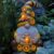 Mood Lab Garden Gnome – Solar Sunflower & Bee Gnome Figurine – 9 Inch Tall Honey Decor Outdoor Lawn Statue with 8 LED Lights