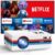 [Netflix Officially/Dolby Audio] FUDONI Smart Projector with WiFi and Bluetooth 4K, Auto Keystone& Electric Focus, 800ANSI Outdoor Projector with Apps, Built-in Netflix/YouTube/Prime Video