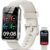 OUKITEL Fitness Tracker – Smart Watches for Women Men, 24/7 Heart Rate, Sleep Monitor, Tracker 120 Sports Modes Activity Trackers Smartwatch for Android iPhone(White & Green Bands Included)